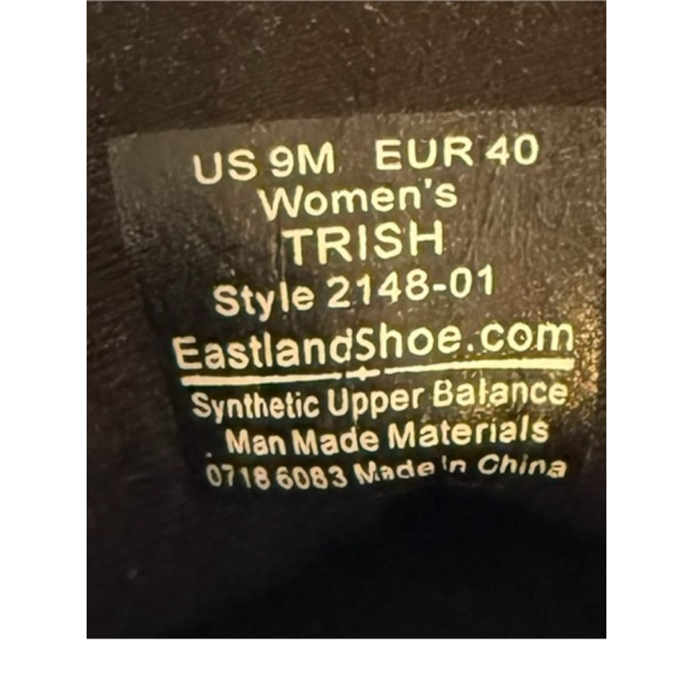 Eastland Trish Oxford Black Shoes Size 9M - Picture 3 of 10